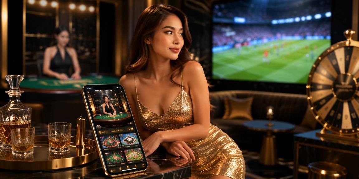 Baccarat, Roulette dan Blackjack dengan Dealer Sebenar