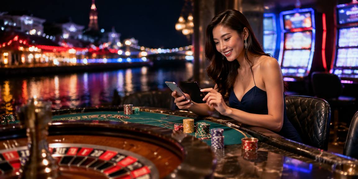 Baccarat, Roulette dan Blackjack dengan Dealer Sebenar